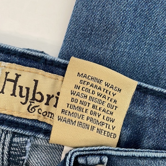 Hybrid & Company ripped bum lifter cuffed skinny jeans Junior’s sz 9 NWT - Picture 7 of 14